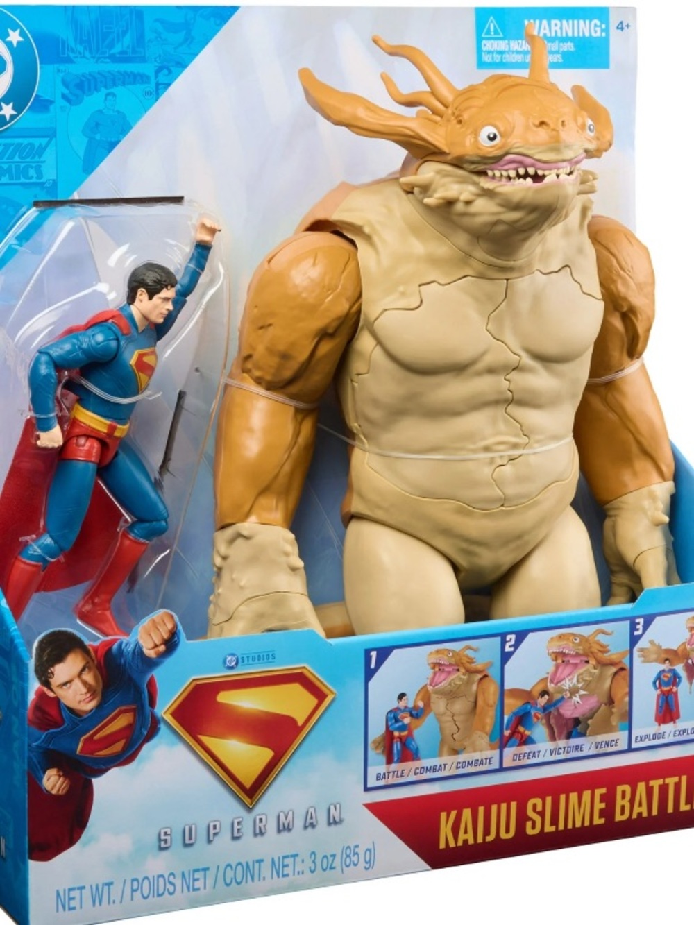 DC Superman Kaiju Slime Battle SET.